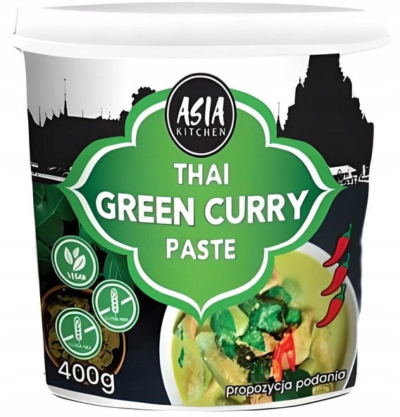 Pasta curry zielona 400g - Asia Kitchen