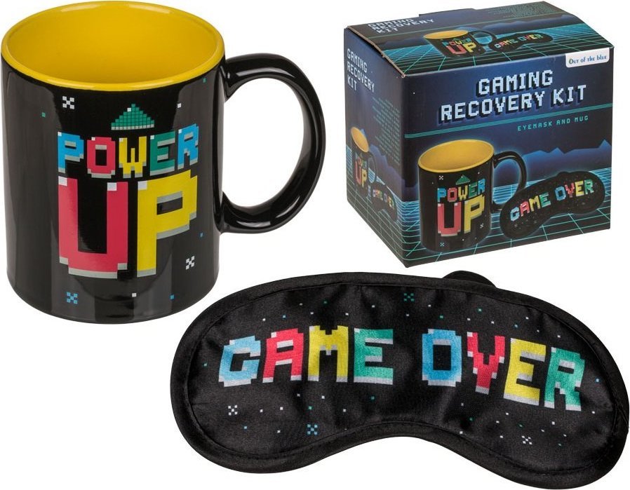 Out of the blue Zestaw dla gamera - Kubek i opaska na oczy - Game over