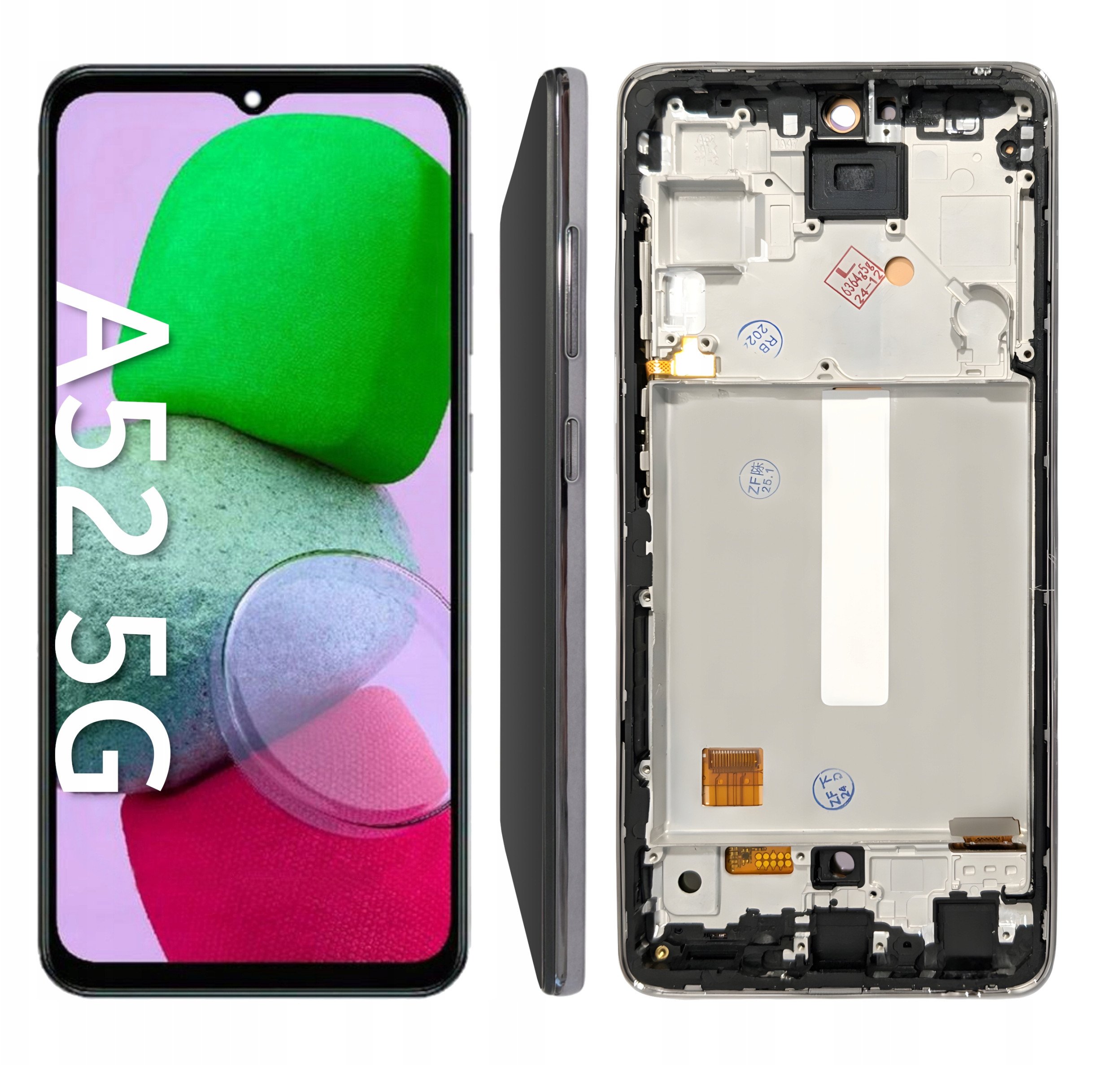 WYŚWIETLACZ EKRAN LCD DO SAMSUNG A52 5G OLED RAMKA CZARNA SM-A526