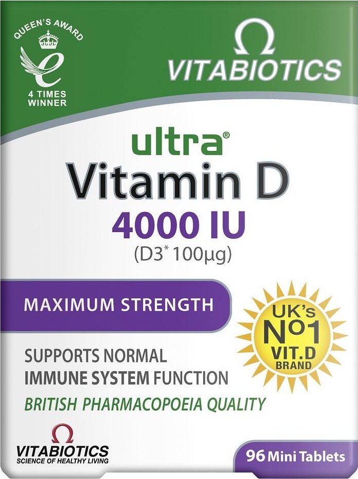 VITABIOTICS_Ultra Vitamin D3 suplement diety 96 tabletek