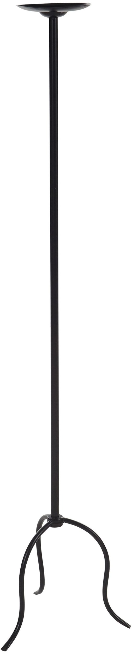 Świecznik ALMADA Metal 118 cm Czarny