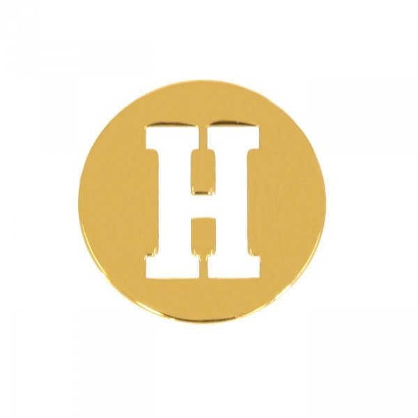 Złota zawieszka "H" ZA.00450 pr.585