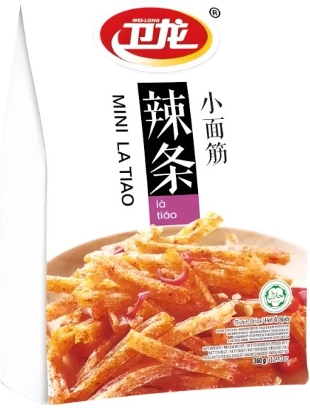 Mini La Tiao przekąska Hot & Spicy 360g - Wei-Long