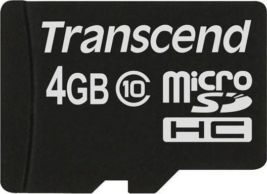 Karta Transcend 133x MicroSDHC 4 GB Class 10 (TS4GUSDC10)