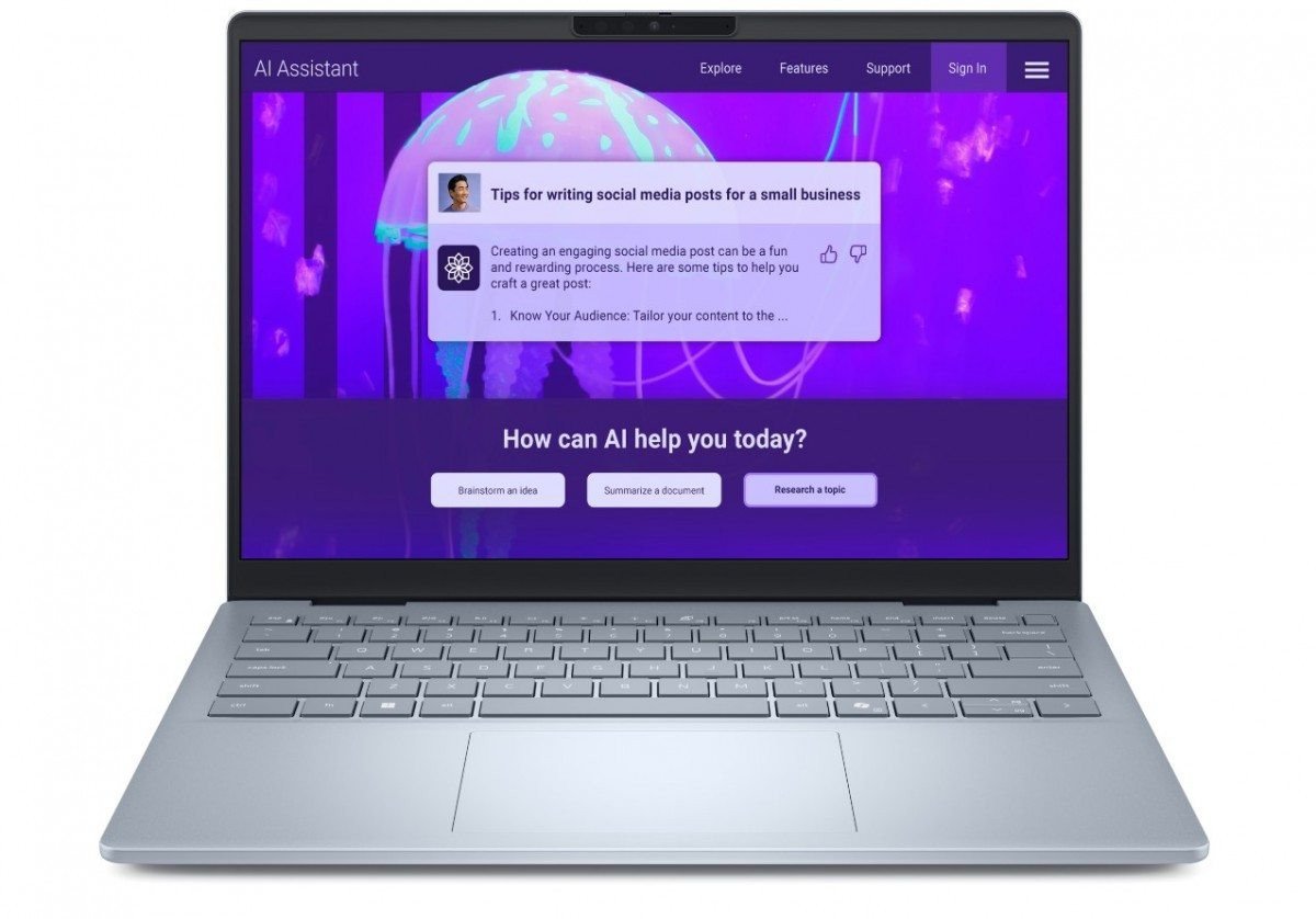 Laptop Dell Notebook 14 Plus DB14250 Win11Pro Ultra 7 258V/32GB/1TB/14.0 2.5K/Arc/FgrPr/WLAN + BT/Backlit Kb/4 Cell/3Y ProSupport