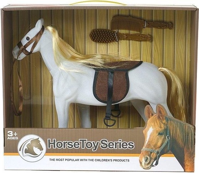 Ko? flokowany z grzyw? do czesania