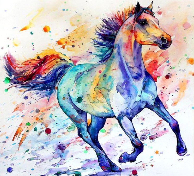 Malowanie po numerach Koń 40 x 50 5616