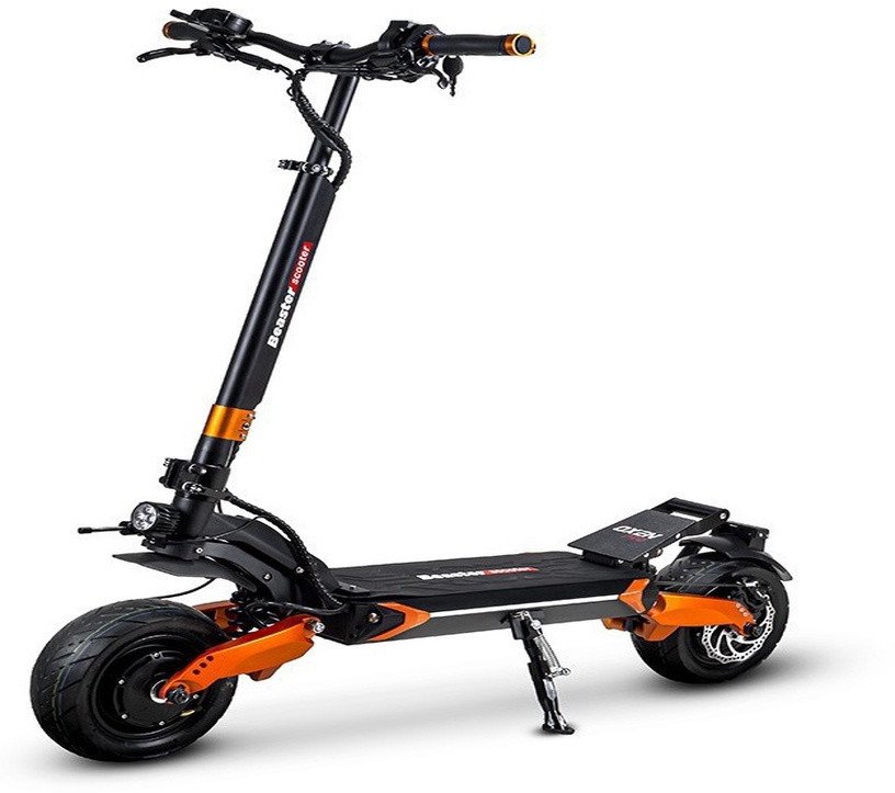 Elektrinis paspirtukas Beaster Scooter OXEN PRO, 2x1500 W, 60 V, 23,4 Ah, plentinės padangos