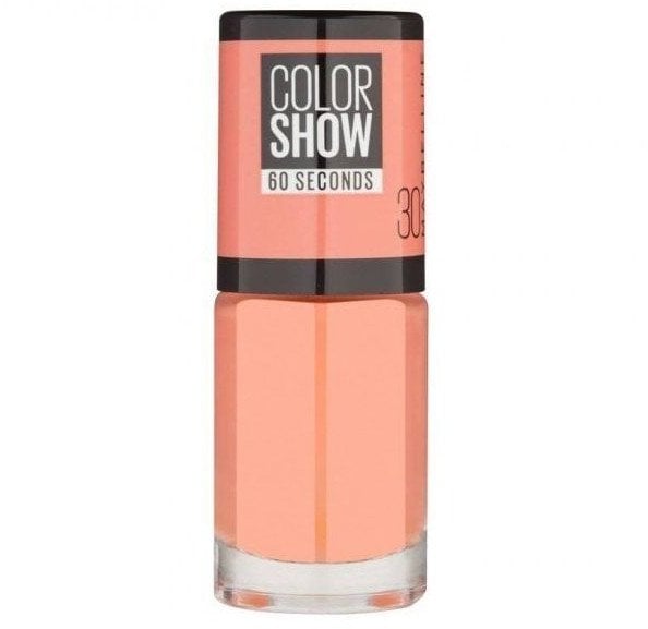 Maybelline Maybelline, Color Show 60 Seconds, Nail Polish, Nr. 130, Fire Island, 7 ml For Women