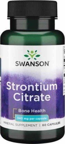Swanson Strontium Citrate 60 kaps. Swanson