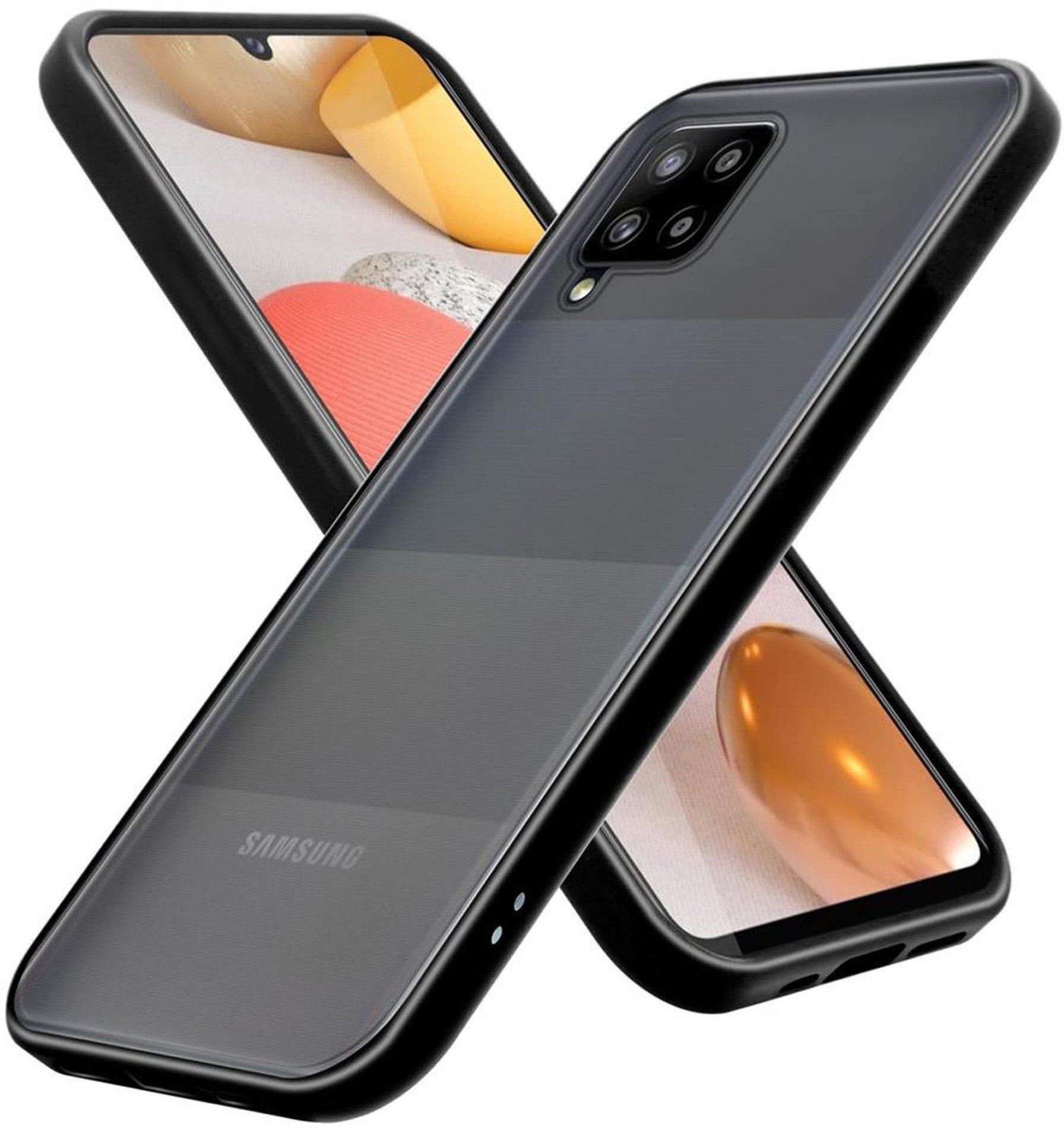 Mocco Soft Cream Silicone Back Case for Samsung Galaxy A42 5G Black