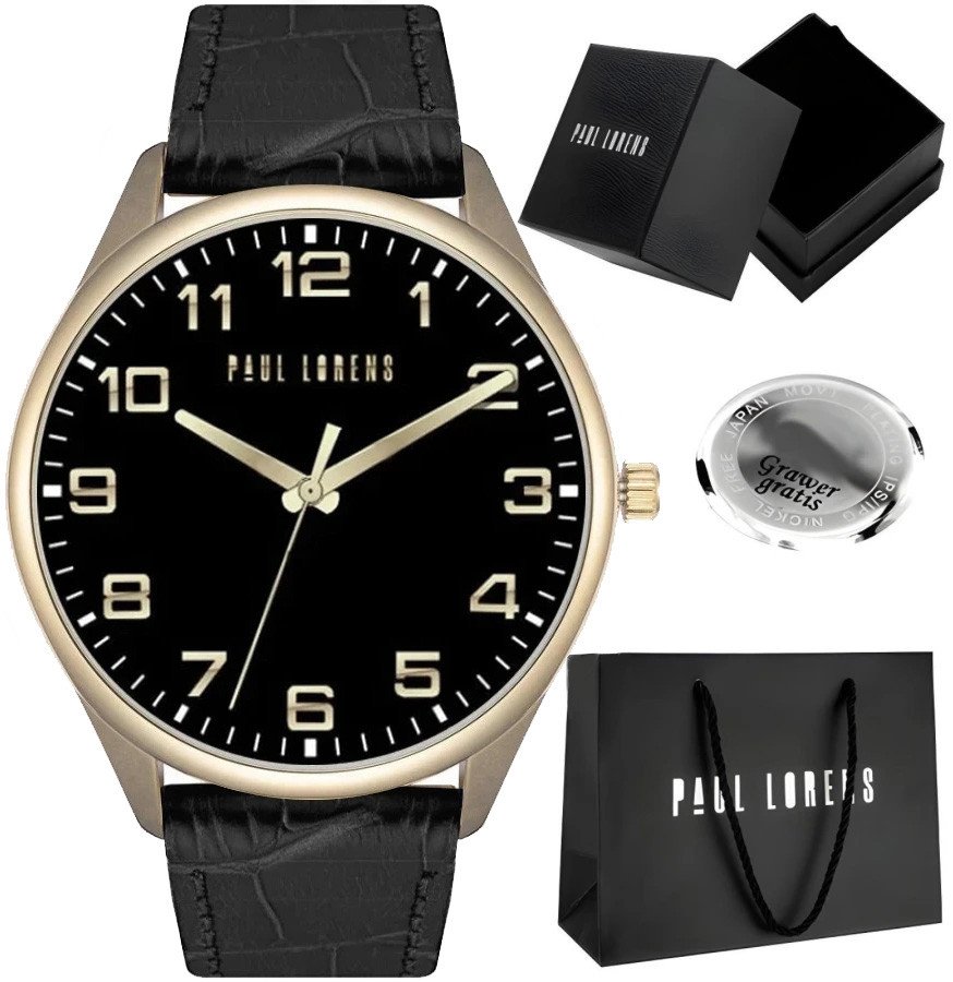 Zegarek męski Paul Lorens BANGIO-PROF Z GRAWEREM