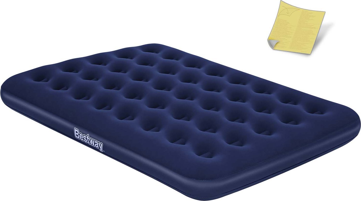 Bestway Materac welurowy Double 191 x 137 x 22 cm Bestway 67002