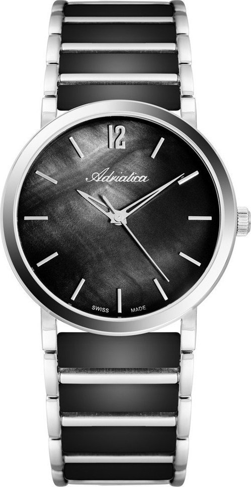 Zegarek Adriatica Zegarek damski Adriatica A3721.E15MQ czarny