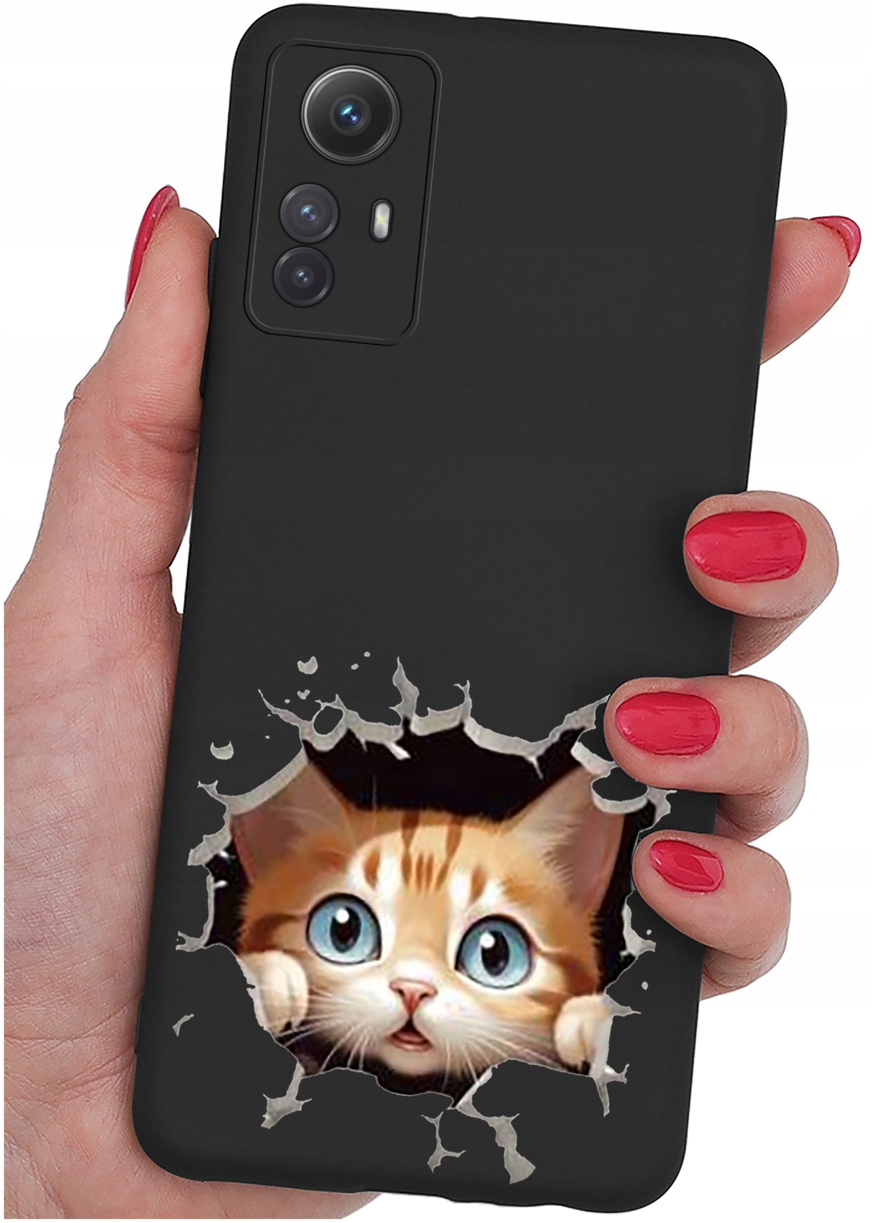 krainaGSM ETUI do Xiaomi Redmi Note 12S SILIKONOWE MATT CASE + SZKŁO 9H