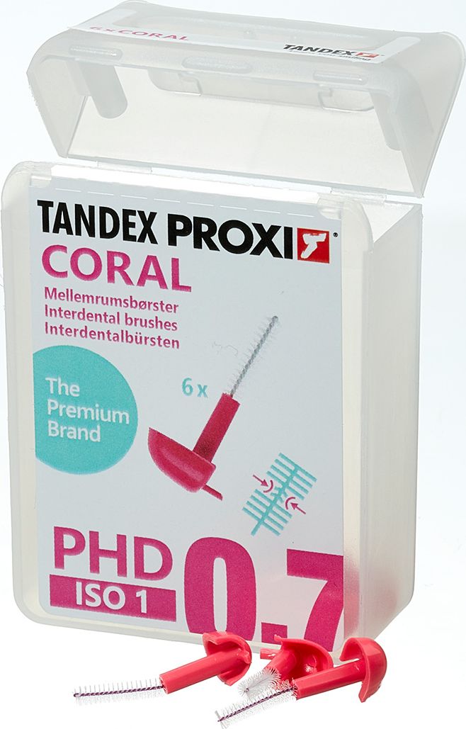 Tandex Tandex (6 szt.) szczoteczek Proxi Coral Micro Fine (różowa)