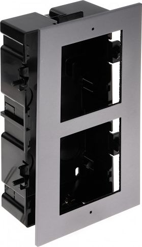 Hikvision HIKVISION DS-KD-ACF2, rámeček pro modulární interkom, pro 2 moduly, zápustná montáž