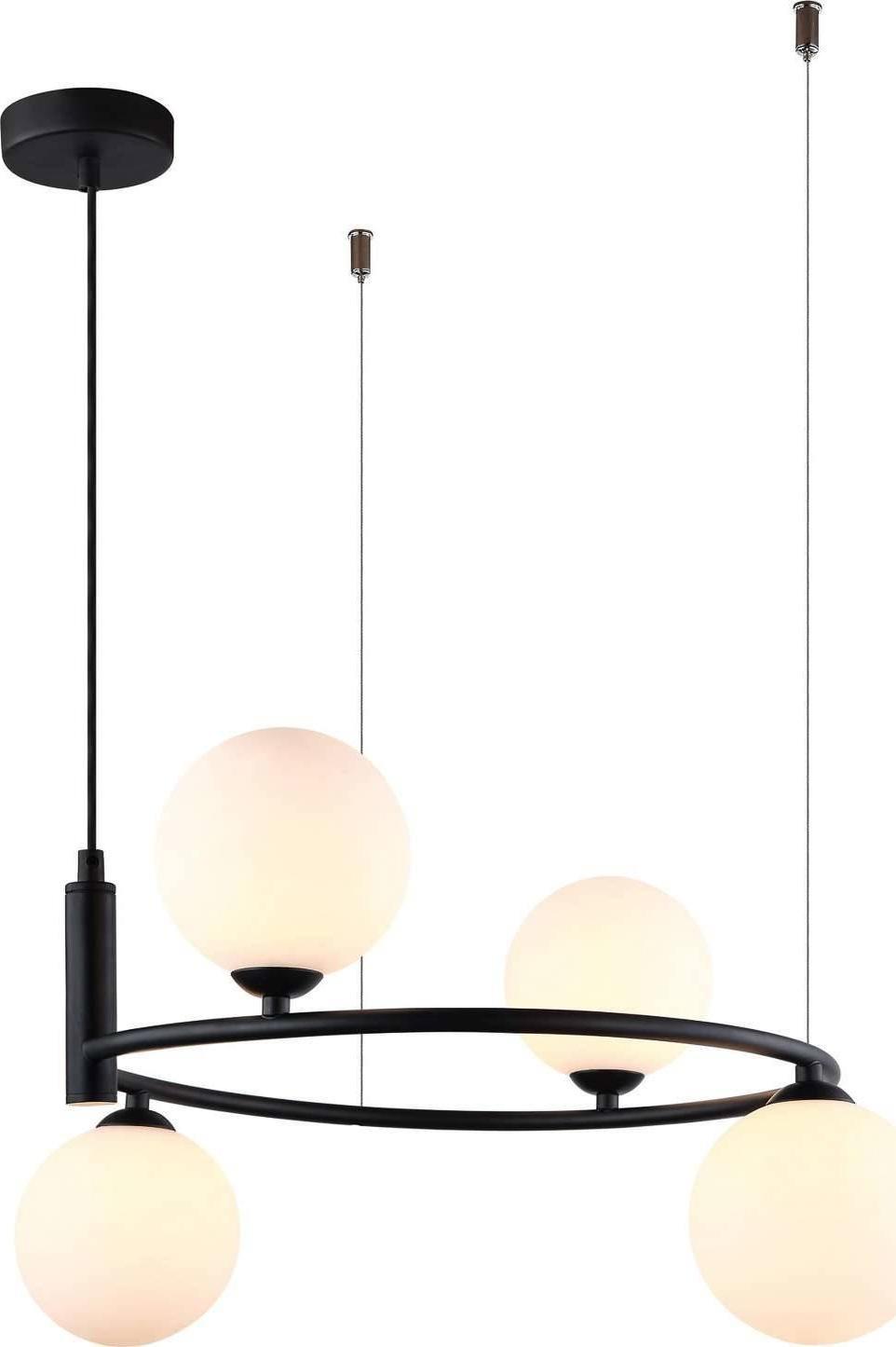Lampa wisząca Italux Amily MDM-3974/4 BK