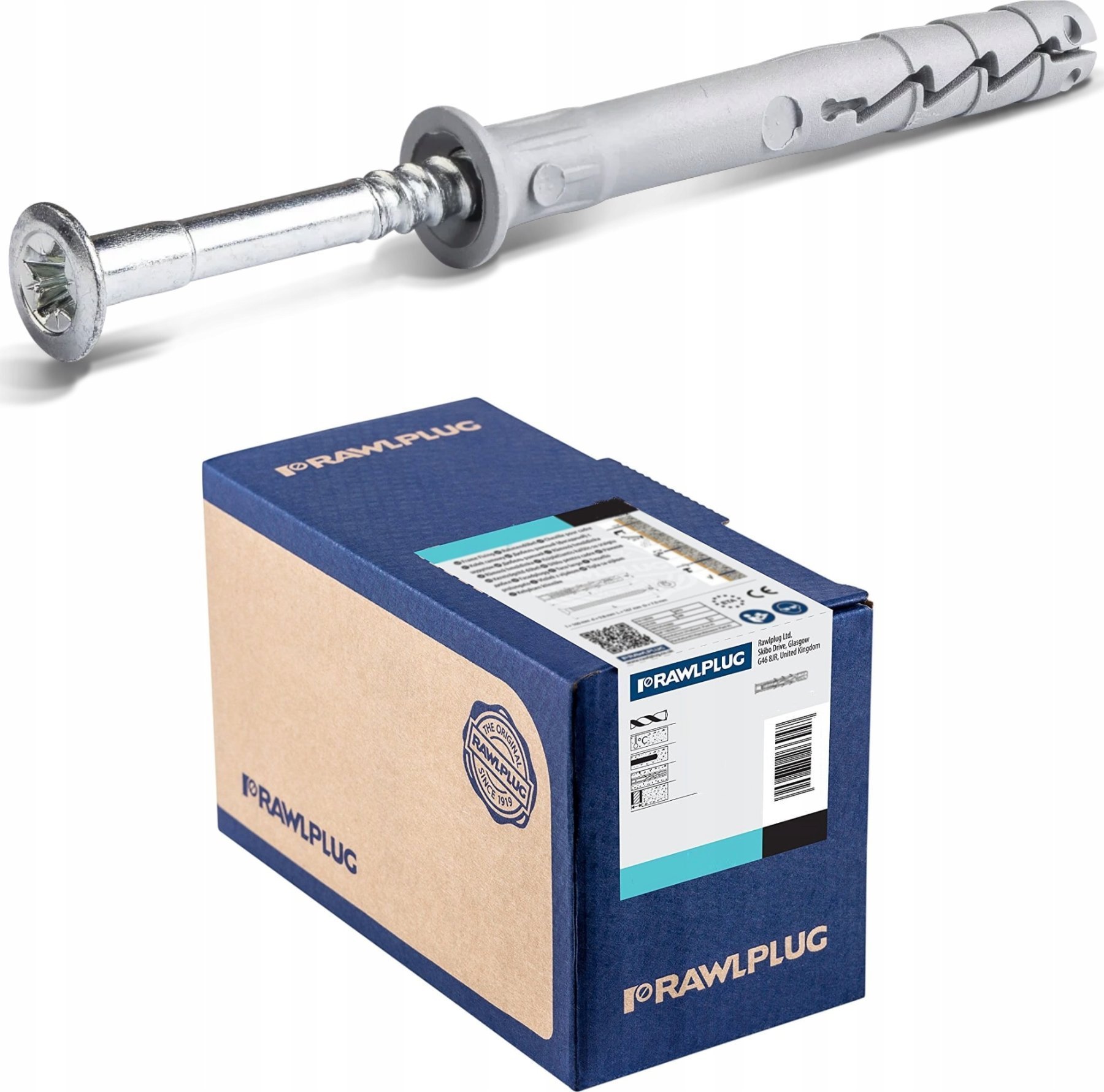 FX kołek szybkiego montażu 8x160 mm bez kołnierza poliamid