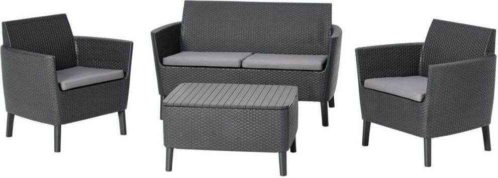 Keter Zestaw mebli ogrodowych SALEMO 2 - grafitowy