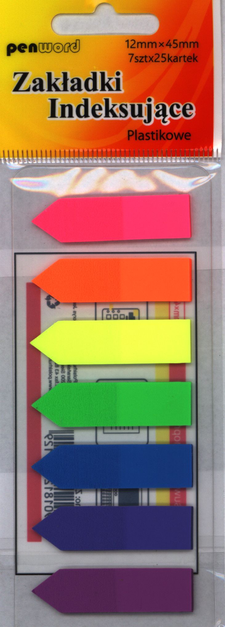 Polsirhurt Zakładki indeksujące ZI-13 plastikowe 12x45mm p20 - 5901812789129
