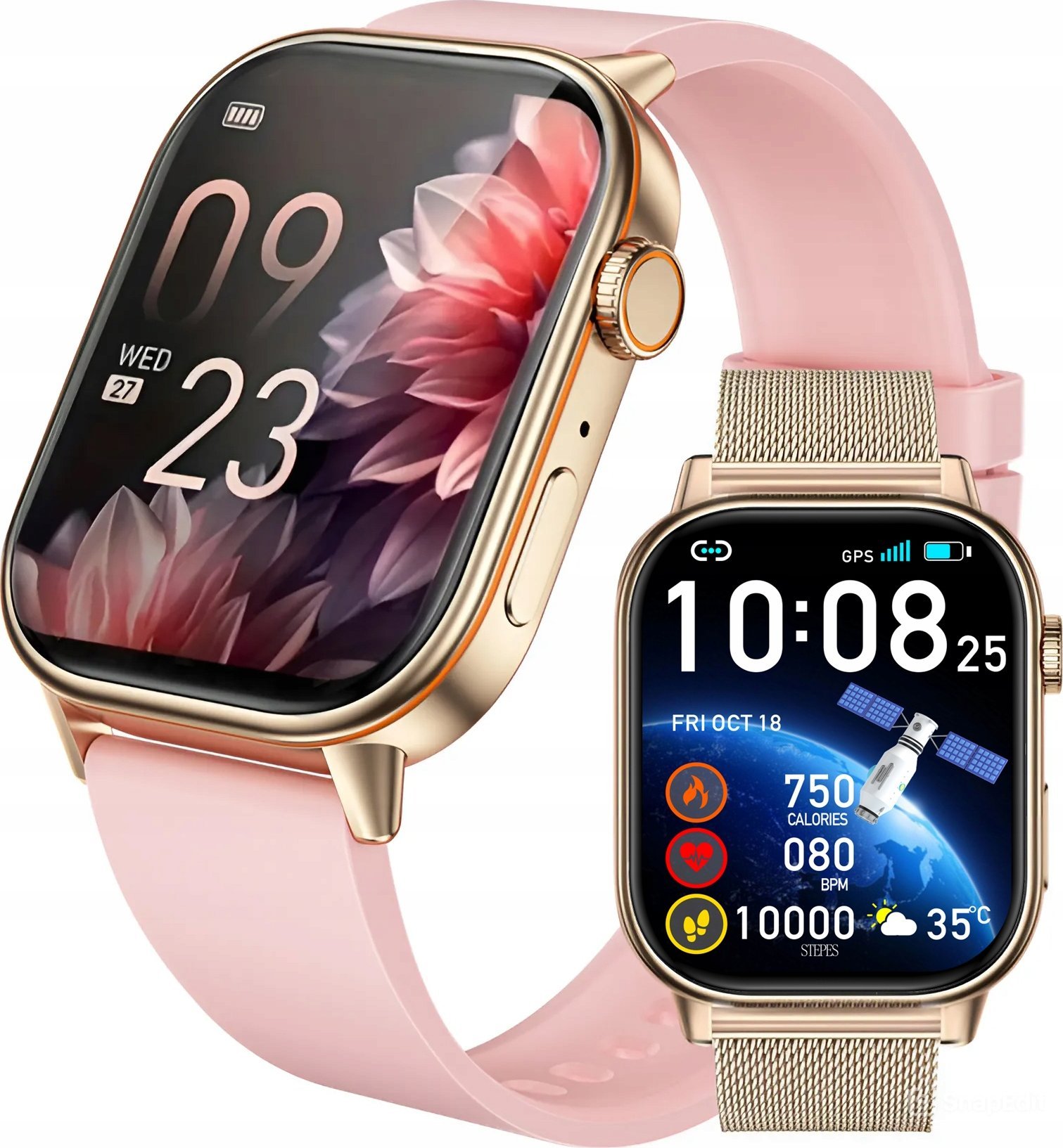 SMARTWATCH GPS ZEGAREK ROZMOWY 420 MAH KOMPAS OKSYMETR IP68 SATURACJA