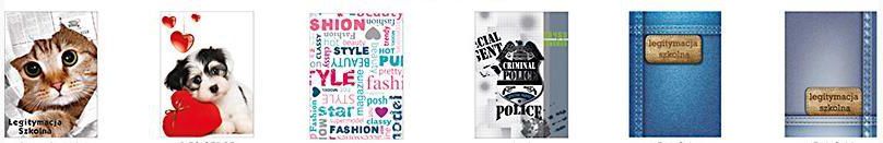 Panta Plast Okładka na legitymację szkolną z nadrukiem MIX (195920)