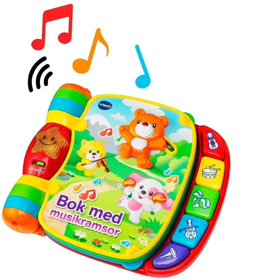 Vtech Baby bok med musikramsor SE