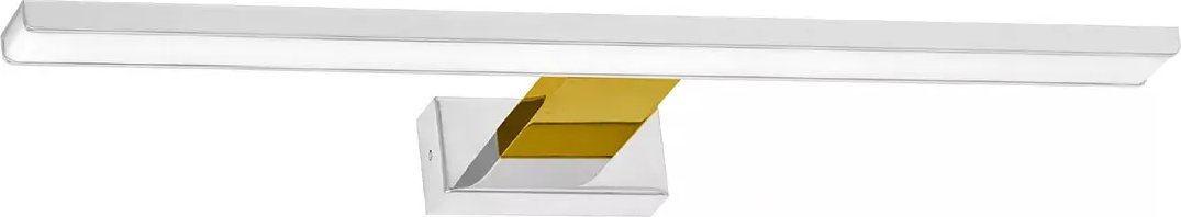 Kinkiet Lumes Nowoczesny kinkiet LED biały + złoty - N014-Cortina 13,8W 60x11,5x4 cm