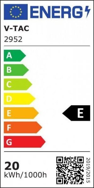 Kinkiet V-TAC Projektor Oprawa Elewacyjna 17W LED Okrągła Czarna IP65 VT-11020 3000K 2480lm