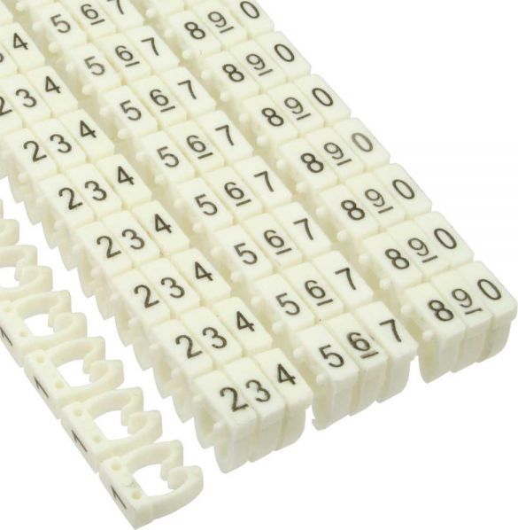 Organizer InLine Znacznik Biały 100 sztuk (59961H)