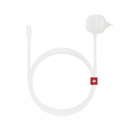 Twelve South PowerCord EU - ładowarka sieciowa 30W z kablem USB-C 1,2m (white/dune)