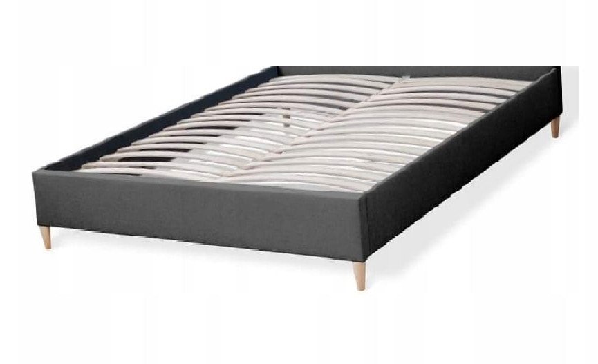 ŁÓŻKO-SKRZYNIA, DREWNIANY STELAŻ, NÓŻKI 90X200