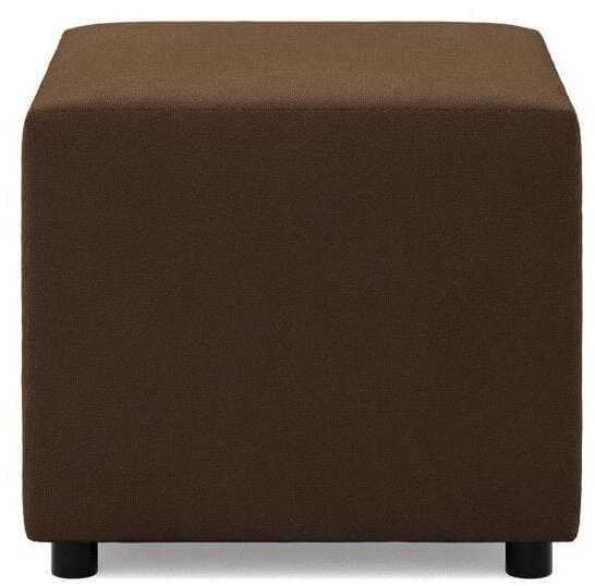 Adams Group Pufa do siedzenia, BLOM, Mikrofibra, 51x51x40 cm, brązowy