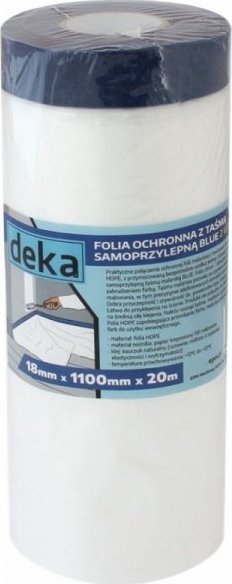 Deka FOLIA OCHRONNA Z TAÅMÄ NIEBIESKÄ 110CM*20M
