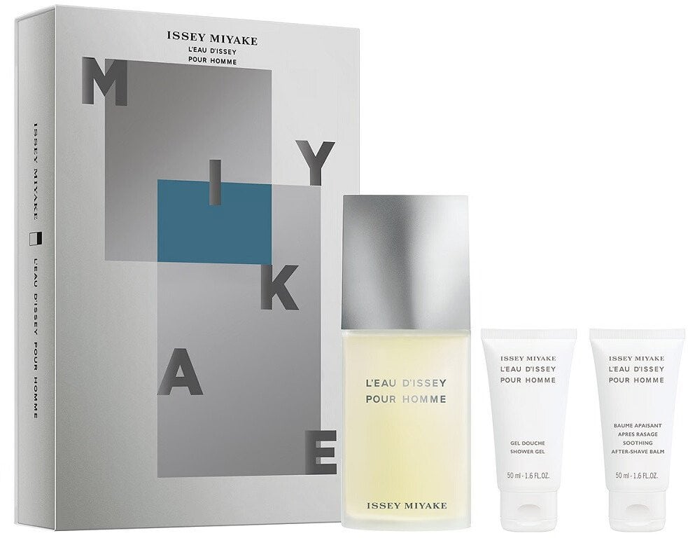 Issey Miyake SET L'Eau d'Issey Pour Homme EDT spray 135ml + SHOWER GEL 50ml + AFTER SHAVE Lotion 50ml