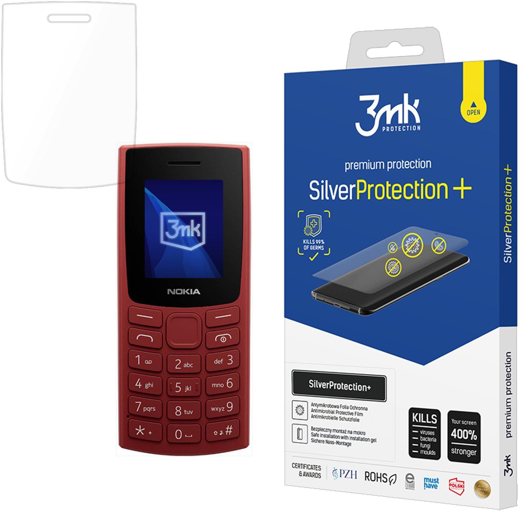 NOKIA 105 4G (2023) - 3MK SILVERPROTECTION+
