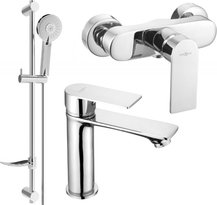 Mexen Mexen Royo DF40 zestaw prysznicowy, chrom - 72204DF40-00