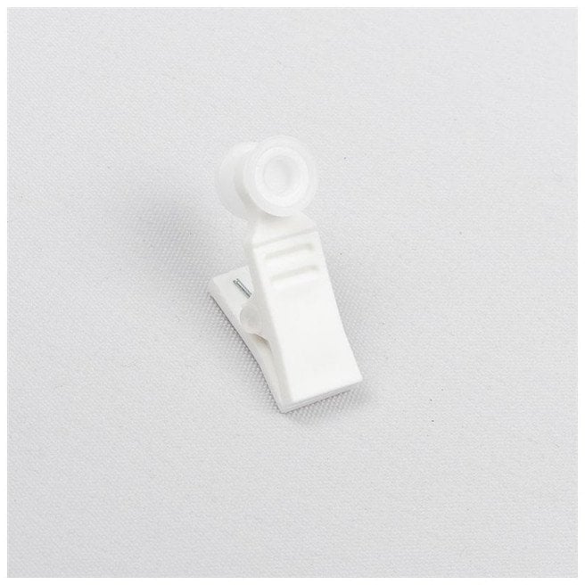 CLIPS FOR RAIL PLASTIC WHITE (30)