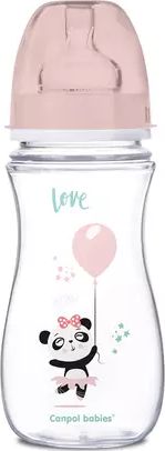 Canpol Butelka 300 ml EasyStart Exotic Animals róż 35/222 Canpol babies