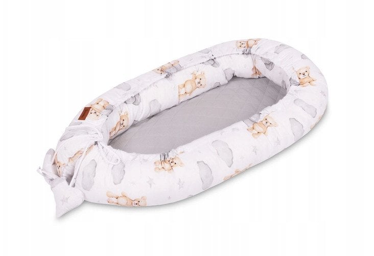 KOKON MUŚLIN TEDDY SZARY 80x45