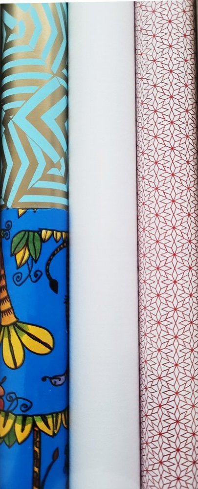 Zestaw ozdobny do pakowania prezentów 57cmx2m NR.16