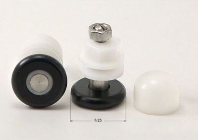 Deante rolki pojedyncze do kabiny Deep Blue, szyba 6 mm, 2 sztuki (XKCE1RE02)