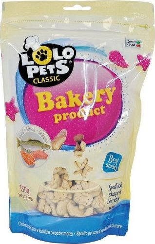Lolo Pets Classic Ciastka Dla Psa Z Łososiem W Folii Doypack 350g
