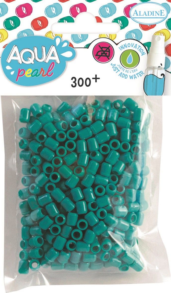 Aladine Koraliki Aqua pearl 300 szt. Turkusowe