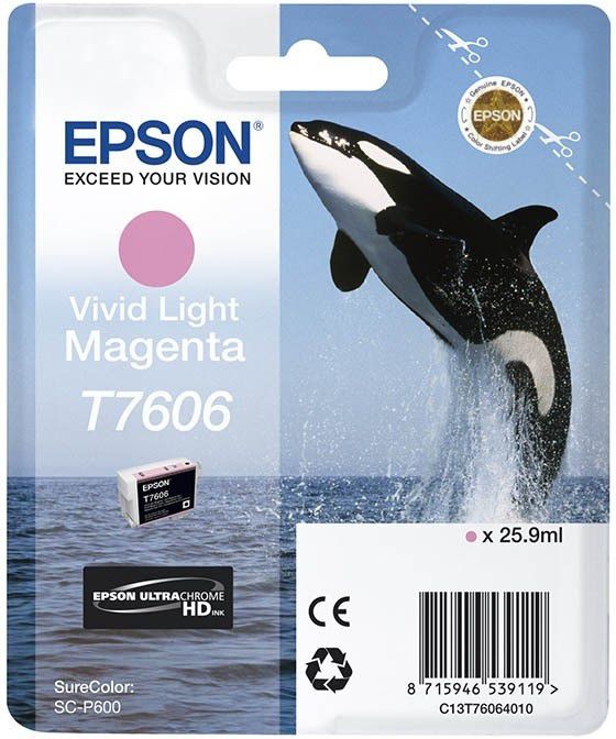 Tusz Epson tusz T7606 UltraChrome HD (vivid light magenta)