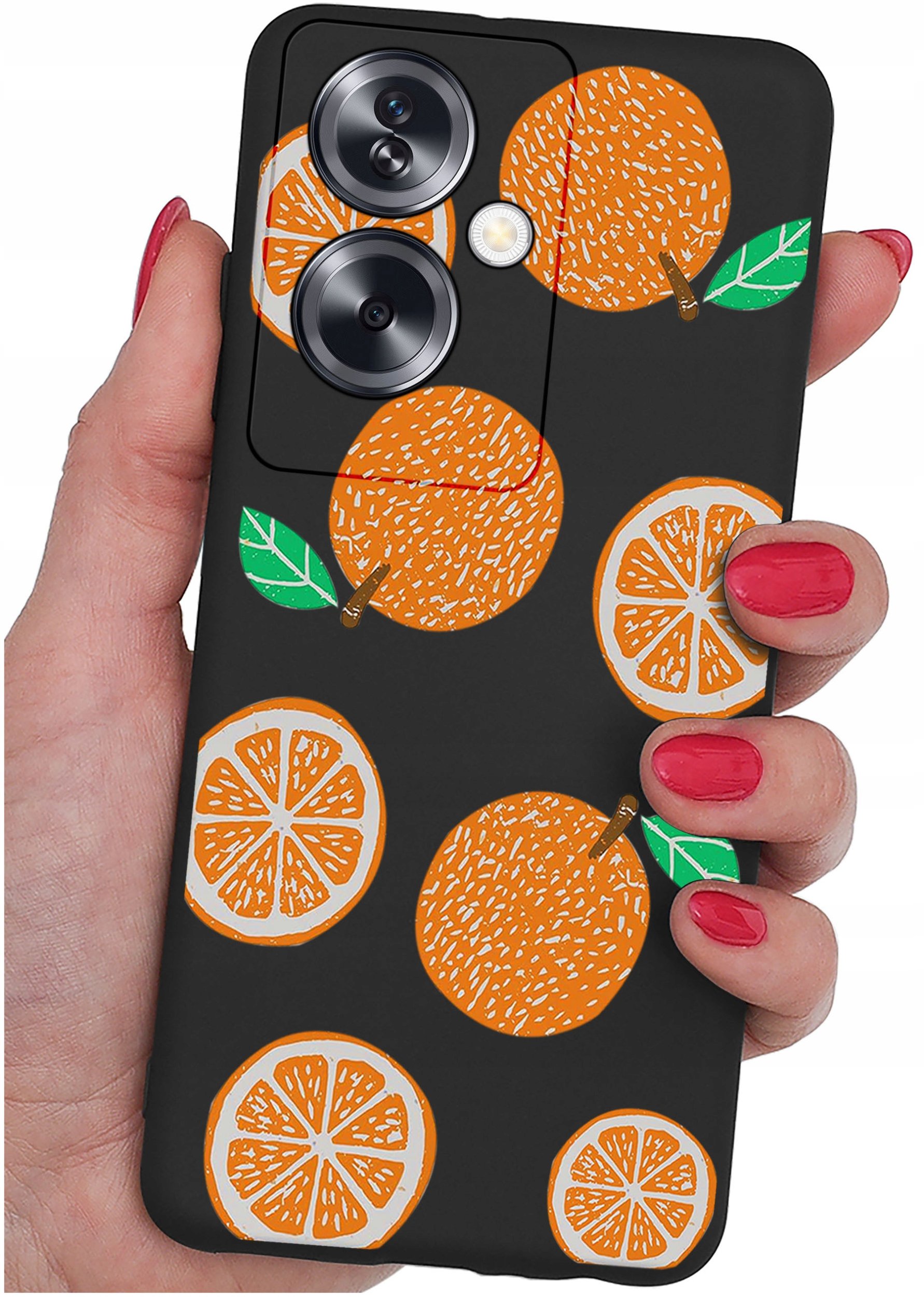 ETUI do Oppo A79 5G WZORY |SILIKONOWE MATT CASE + SZKŁO ochronne 9H