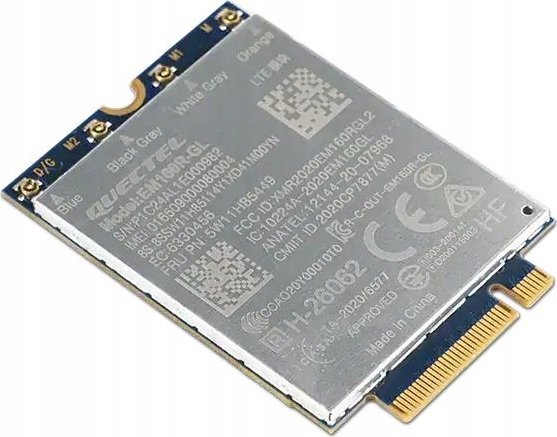 Modem Lenovo Lenovo Quectel EM160R-GL 4G LTE-A Cat 16 M.2 WWAN Module for X1 2-in-1 Gen 9/P16s Gen 3 | 4XC1Q24437