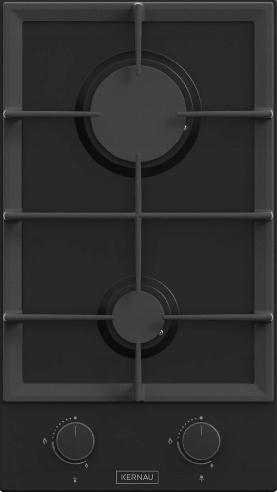 Płyta grzewcza Kernau Płyta gazowa Kernau KGH 3212 CI Matt Black 30cm