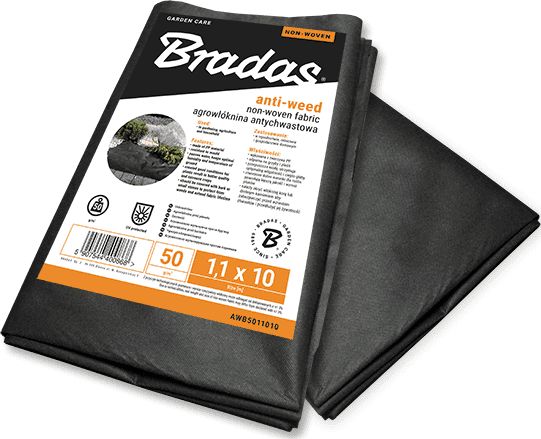 Bradas Agrowłóknina 50 czarna 1,6 x 5m AWB5016005